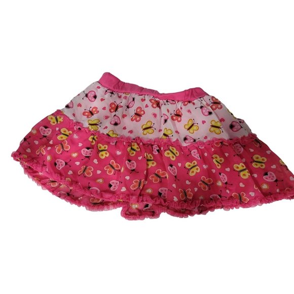 Butterfly Toddler Girl's Skirt with Ruffles Size 3T - Picture 1 of 3